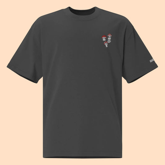 T-shirt Oversize – Cogumelos Bordado