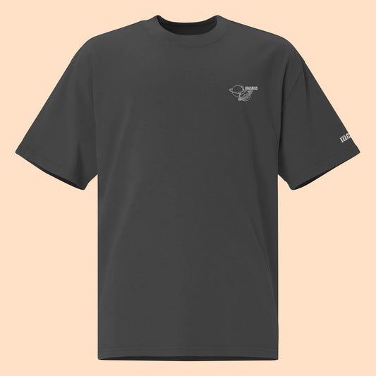 T-shirt Oversize – Planetas Branco