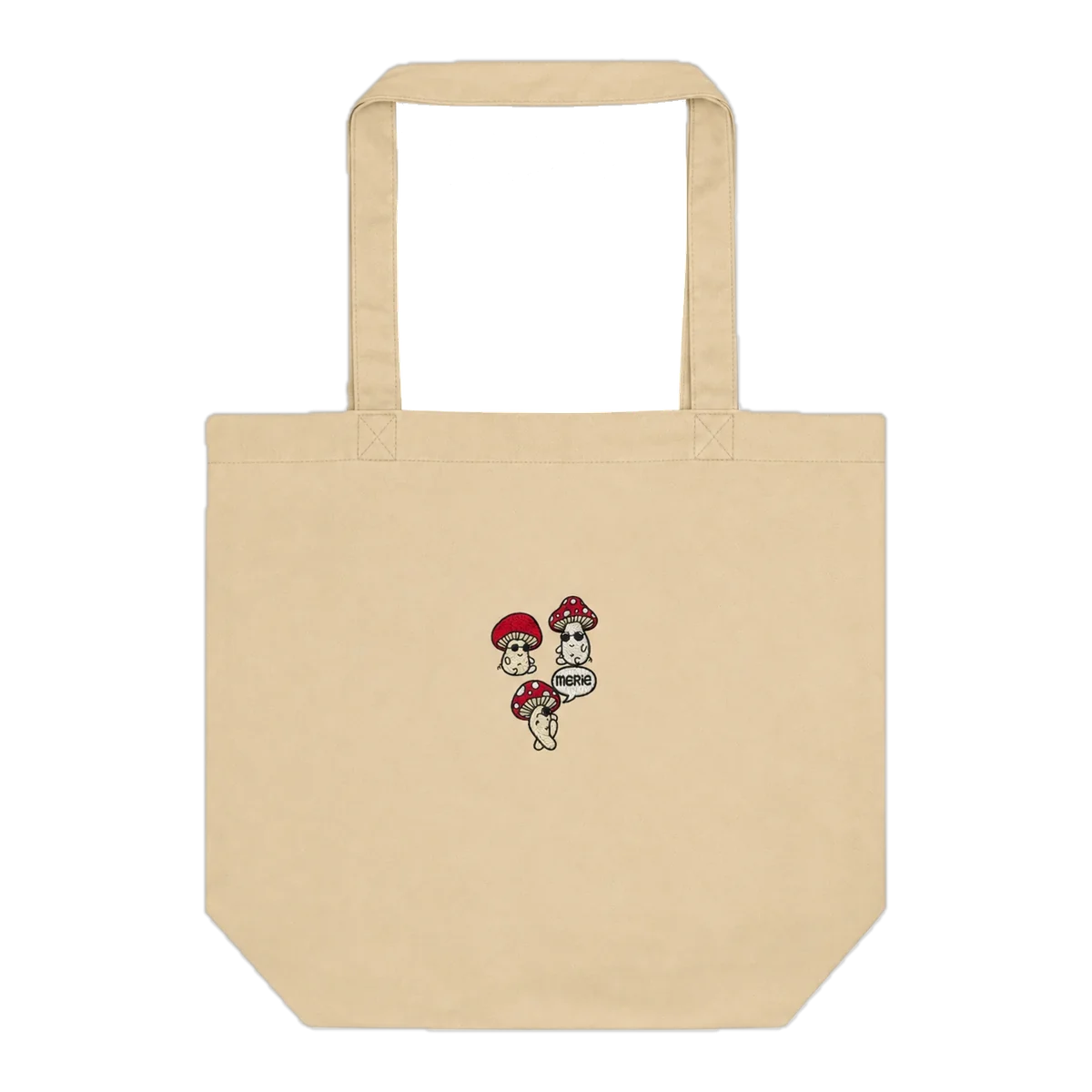 Tote Bag Cogumelos Bege