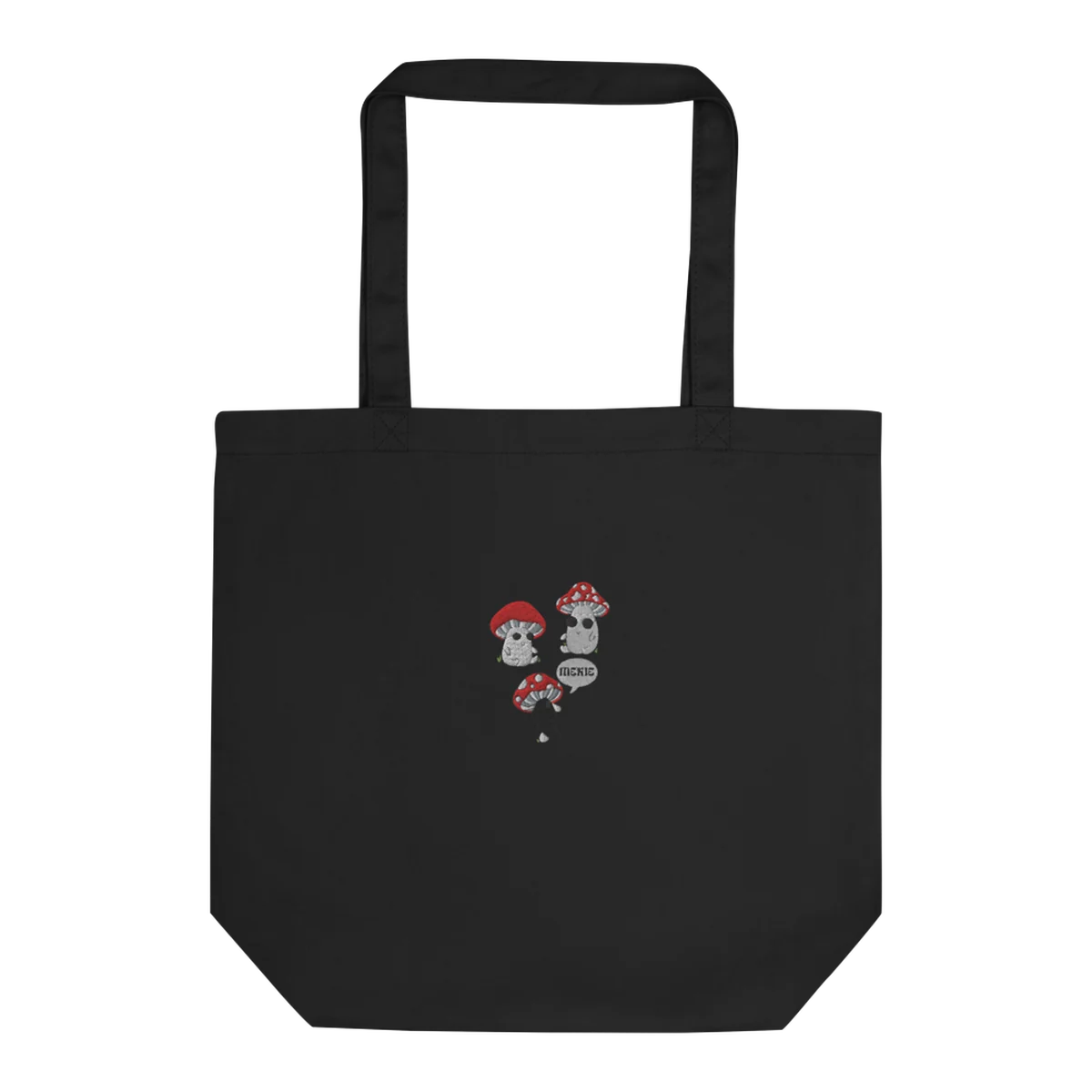 Tote Bag Cogumelos Preto